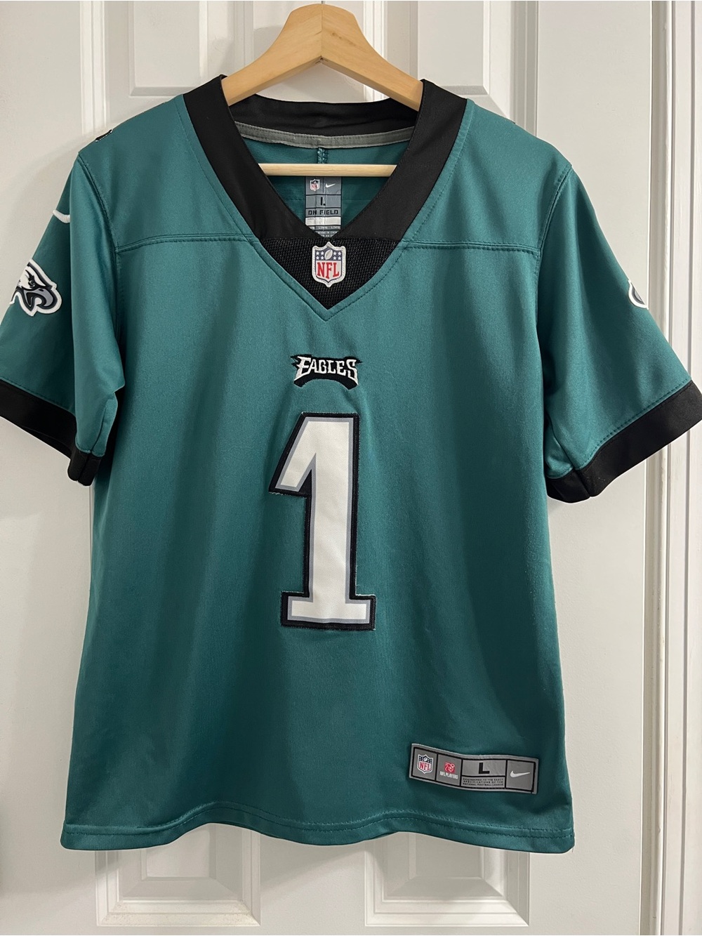 NFL Philadelphia Eagles Jersey Tag by Nike Size 14/16 Youth